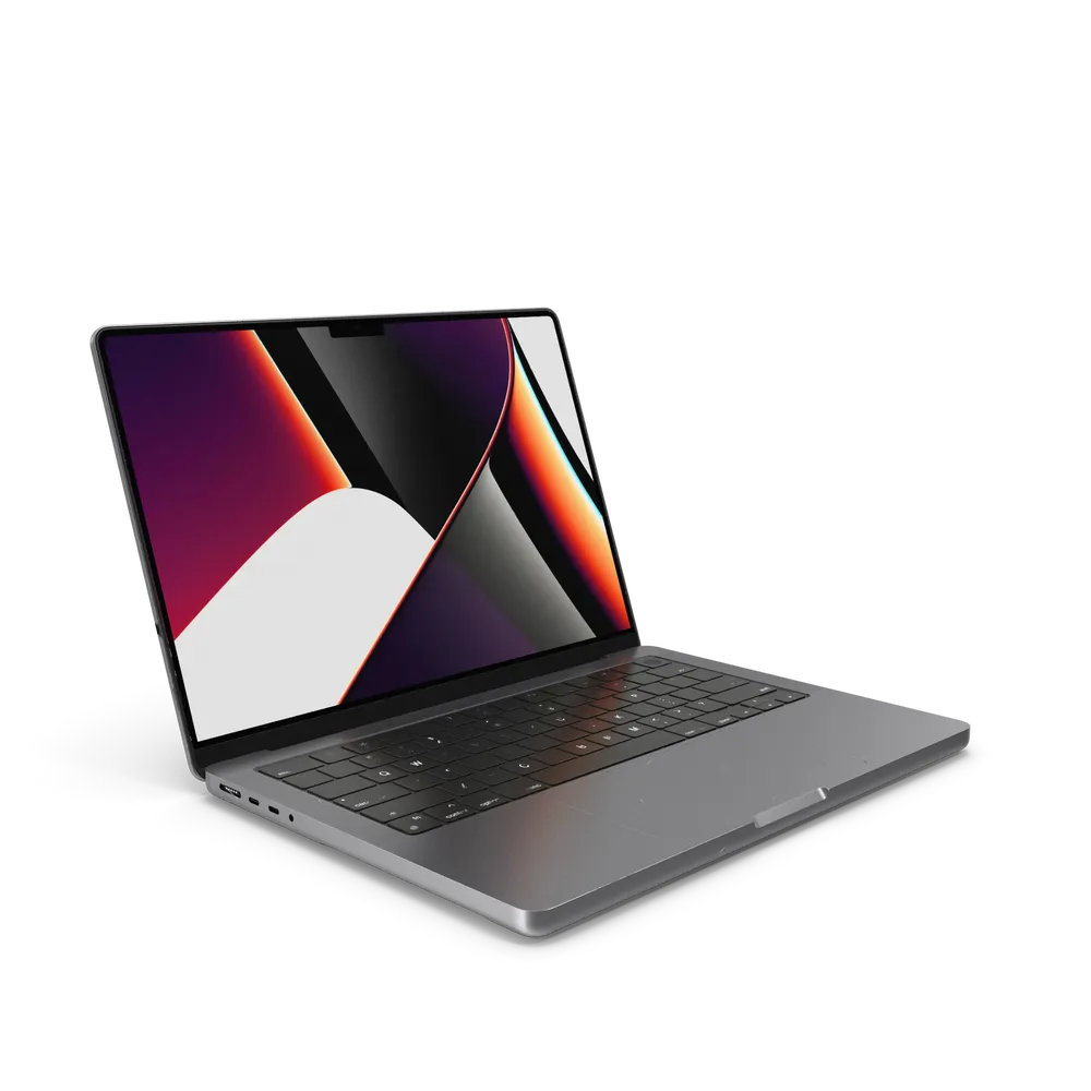 14-Zoll-Pro-Laptop – Space Grau – Ansicht 2